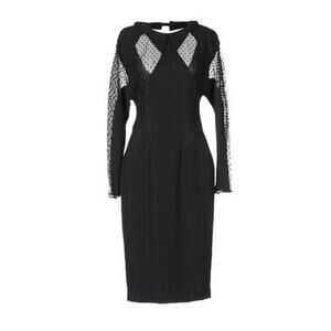 NWT $860 Francesco Scognamiglio black  lace dress.M